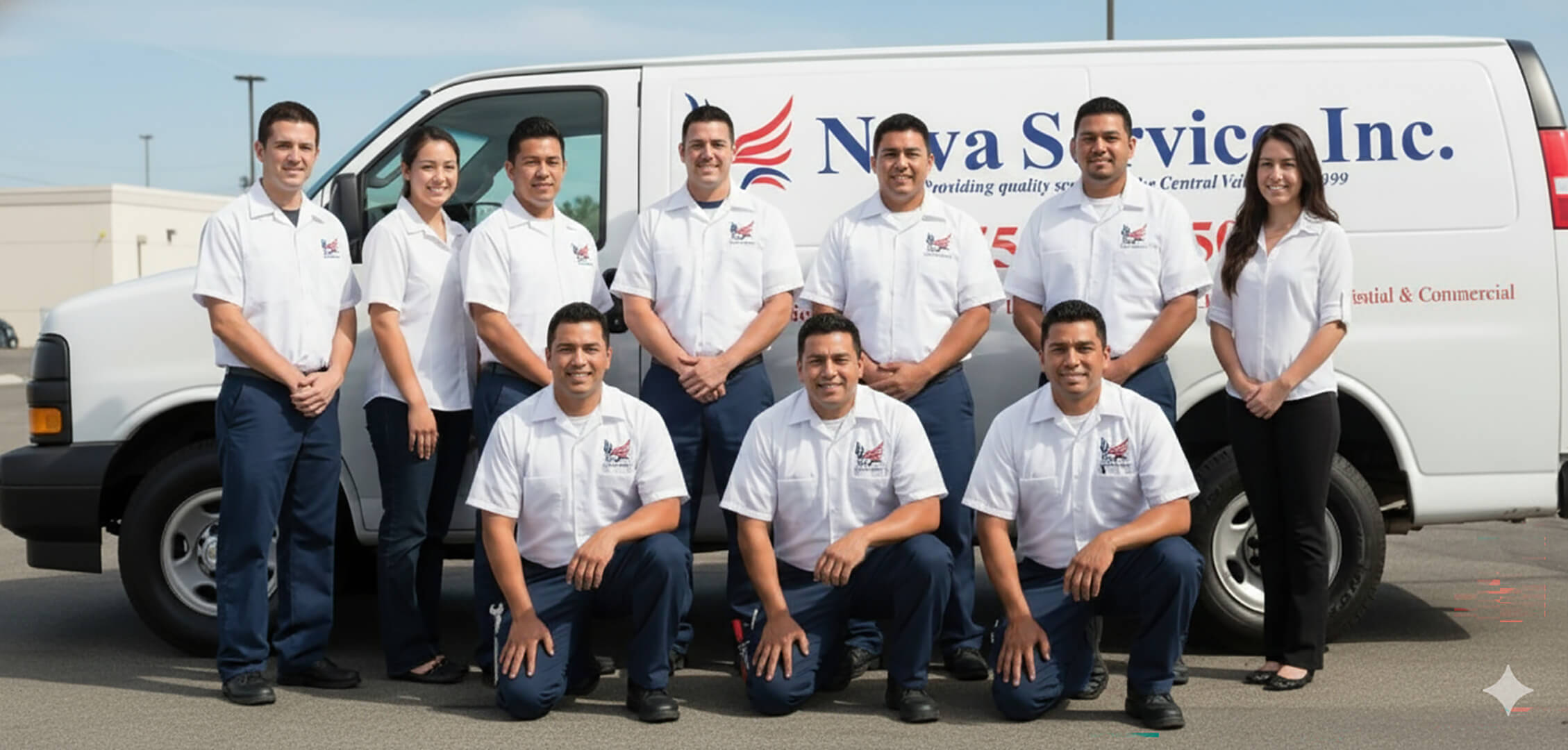 The Nova Service Team Group Photo